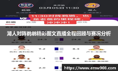 湖人对阵鹈鹕精彩图文直播全程回顾与赛况分析